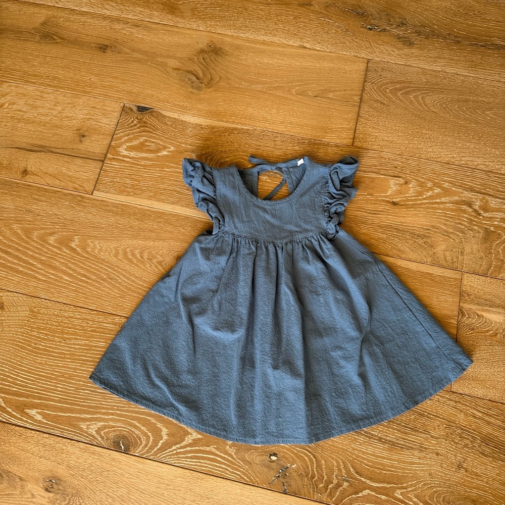 Charming Blue Kids Dress